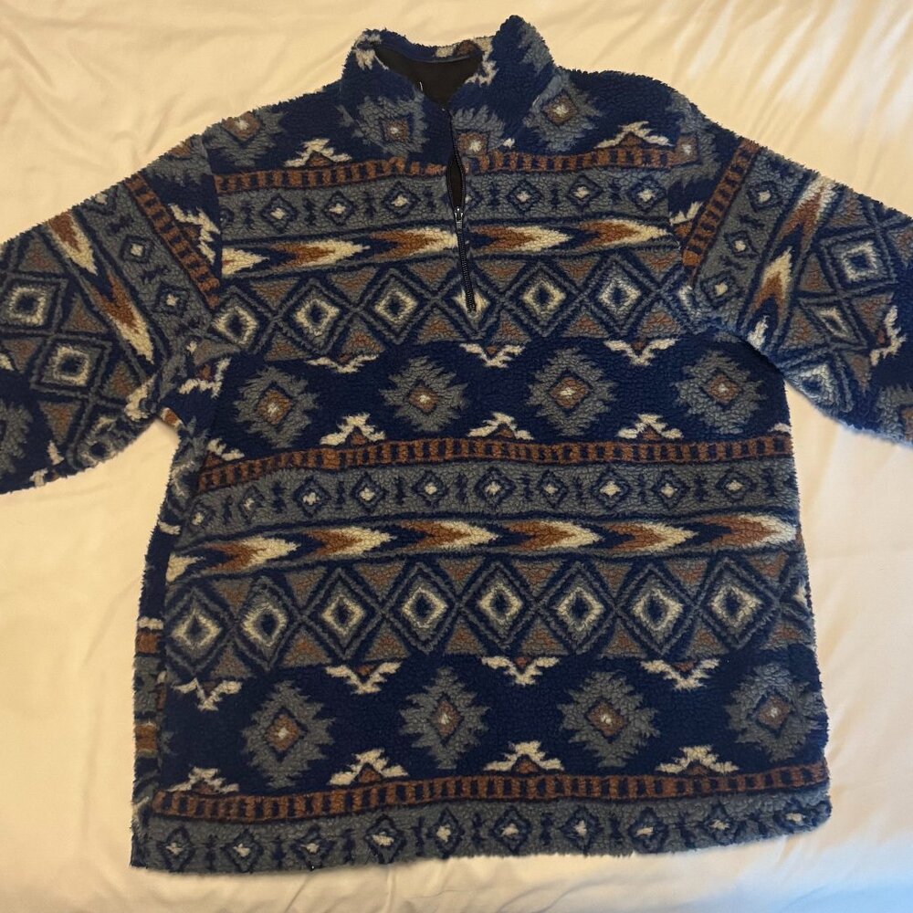 Wrangler Sherpa Pullover - Quarter Zip - XL